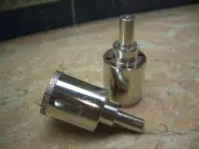 2 x 35mm (1 3/8" inch) THK Diamond coated drill drills bit tile marble hole saw