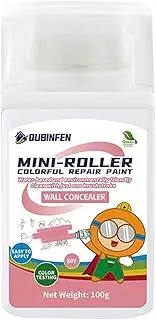 Small Roller Paint Brush, Small Wall Paint Brush Roller for Touch Up, Portable Washable Safe Wall Paint Brush for Bedroom, Toilet, Bathroom, Living Room, Dining Room Pochy