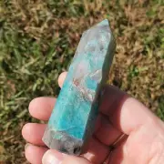 Amazonite Smoky Quartz Generator Tower Crystals Collectible