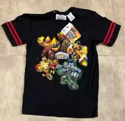 Skylanders Giants Activision Black w/ Red Shirt NEW w/ Tag Youth 18-20 2XL
