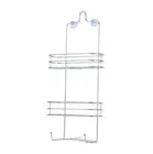 3 Tier Chrome Shower Caddy Bathroom Storage Bathroom Essential Organiser