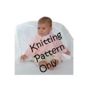 New Plymouth Yarn Co P498 Baby Matinee Coat Sweater Knitting Pattern
