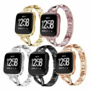 For Fitbit Versa/2 Lite Women Band Stainless Steel Metal Wrist Strap Lady Bands