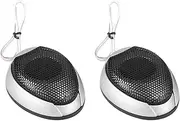 Car Speaker Tweeters 1 Pair Car Tweeter Speakers 1000W Super Power 98dB Auto Audio Loudspeakers​ Tweeters(Silver)