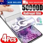 4Pcs Hydrogel Film Screen Protector For Samsung Galaxy S24 S23 S22 Ultra A34 A54