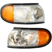 Corner Light For 96-98 Nissan Quest Mercury Villager Set of 2 LH RH Incandescent