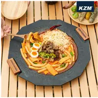在飛比找蝦皮購物優惠-韓國製 KAZMI KZM 圖騰不沾煎烤盤 附木手把 K21