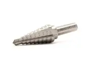 TEMO M35 Cobalt Double Flute Step Drill, 9 Size From 1/4 Inch (6.4 mm) To 3/4