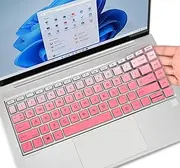 CaseBuy Keyboard Cover for HP Probook 440 445 G8 G9 G10 14 inch 2023 2022, HP Probook 640 G7 G8 14" Laptop Protector Skin(Not Fit Probook 440 445 G5 G6 G7) -Ombre Pink
