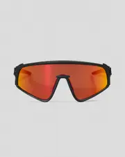 [Oakley] Oakley Men's Latch Panel Sunglasses in Matte Black/Prizm Ruby One Size Matte Black/Prizm Ruby