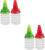 HAKIDZEL 2sets Cookie Icing Bottles Cake Decorating Tool Nozzle Set Baking Supplies Pp Material Reusable Lightweight 2pcs*2 Random Color