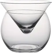 Cocktail Bar Cups Saloon Bartender Double Deck Wine Glass Set Martini Cups Wedding Glass Champagne Cups Ice Cream Cups Wine Glass Set of 6