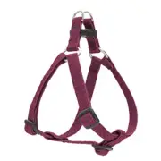 Eco Step-In Dog Harness, Non-Restrictive, Berry, 1/2 x 12 to 18-In. -36995