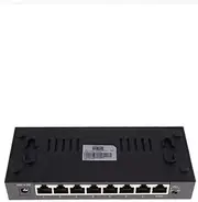 8-Port Fast Ethernet Internet Switch, VLAN Hub, LAN Network Splitter Adapter