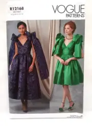 Vogue Sewing Pattern R12168 New Uncut Size U5 6-14 Dress