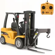 1/10 RC 8CH ForkLift Excavator Industrial Construction Engineering Vehicle Truck Kids Adult Toys alloy
