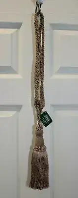Versailles Tieback Collection Tassel Chelsea Tie-Back Camel 24" 100% Polyester