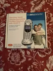 BellSouth UltraClear Amplified Expandable Cordless Phone A50 Silver, Caller ID