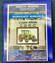 Claas Arion Series Workshop Repair Manual,Operators Manual,Free Postage,Printed