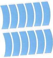 Healvian 12pcs Hair Extension Wig Film Lace Wig Two Sided Tape Wig Stuff Wig Tape Double Sided Hairpiece Tape Hair Tape Double Sided Mounting Tape Lace Front Glue Lace Headbands Pu Sky-blue