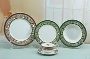 Floral Rimmed Dinner Set