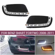 2pcs LED DRL Daytime Running Light For Benz Smart Fortwo W451 2008-2011 Fog Lamp (for: Smart)