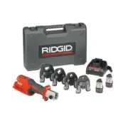 RIDGID 57378 RP-241 Press Tool Kit w/ PureFlow Pex Jaws (1/2"-1")