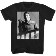 Halloween Movie T-Shirt Knife Gloom Official New in 100% Black Cotton SM - 5XL