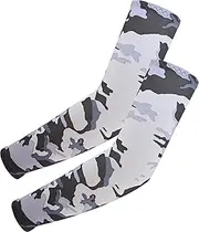 [YBVABE] Arm Sleeves for Men & Women - UV Protection Cooling Arm Covers, Breathable Sports Compression Sleeves - Stay Cool & Comfortable During Outdoor Activities
