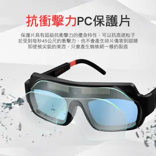 頭手工具 焊工專用 防輻射眼鏡 電焊面罩 焊接眼鏡 MIT-PG178+ 點焊機 電龜 護眼睛眼鏡
