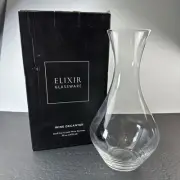 ELIXIR GLASSWARE Wine Decanter, 50 oz, Hand Blown Crystal Decanter, Wine Aerator