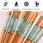 5pairs of Bamboo Chopsticks Household Bamboo Chopsticks O7U4 L9W6