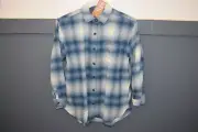 Eddie Bauer Women's Ballard Flannel Sailor Blue Petite Small