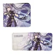 New Keqing Style A GENSHIN IMPACT BiFold Wallet Credit Card Billfold