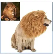 Lion Mane for Dog Costume Dog Lion Mane Realistic Funny Lion Wig for Large