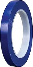 3M 471+ PN2510 Indigo Vinyl Tape, Conveniently Packaged, 3/8" x 36 yd (Pack of 1), 3/4 in x 36 yd, Blue, 1
