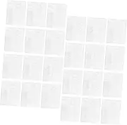 DECORNIJIA 40Sheets Double Side Jelly Glue Nail Tip Stickers Self Adhesive Manicure Tools for Easy Application for Home Salon Use Create Unique Nail Art Designs