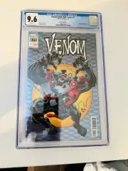 Kith x Marvel Venom Spiderman Blue Variant Cover Comic Book #1 Cgc 9.6