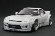 *SUPER RARE* Ignition Model 1/18 Rocket Bunny Mazda RX-7 FD3S White JDM