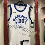 KING-NBA球衣 WARRIORS 金州勇士隊19/20賽季復古球衣 30號CURRY 22號WIGGINS 籃球服