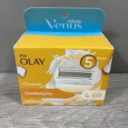Gillette Venus ComfortGlide Womens Razor Blade Refills, 4 Count