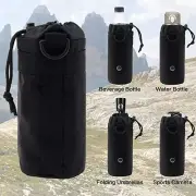 Tactical Molle Water Bottle Bag Pouch Military Outdoor Belt Holder Kettle Pouch