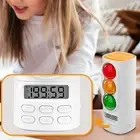 Traffic Light Visual Timer No Ticking Baking Alarm Clock for Game Study Exam