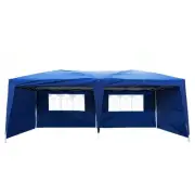 ITOPFOX 20 ft. x 10 ft. Blue Two Windows Practical Waterproof Folding Tent
