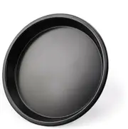 Ozoffer Round Carbon Steel Crusty Bake Pizza Oven Baking Tray 33CM Bakeware Cooking