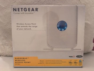 Netgear WPN802 b g Rangemax Wireless Access point with power supply
