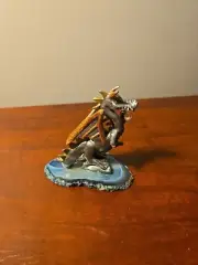 Scorch The Fire Dragon Pewter Figurine On Geode Crystal