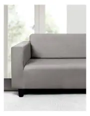 [Sherwood Home] 3 Seater Premium Faux Suede Couch Sofa Cover in Silver