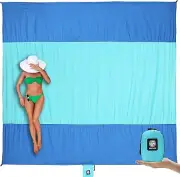 Extra Large Sandproof & Waterproof Beach Blanket – Quick Dry, Lightweight Mat