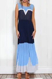 Dionara Pleated Maxi--FA-6418